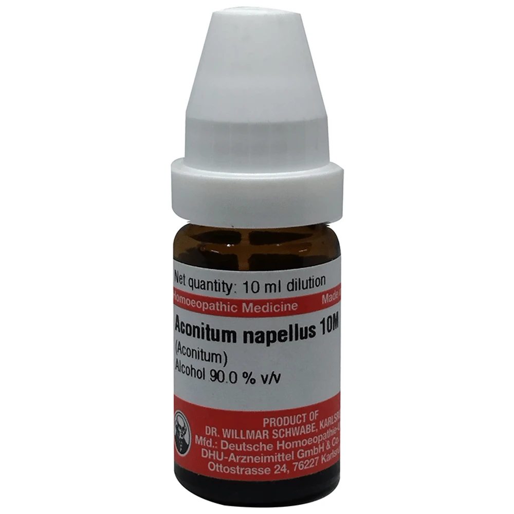 Dr Willmar Schwabe Germany Aconitum Napellus (Aconitum) Dilution 10M bottle of 10 ml Dilution