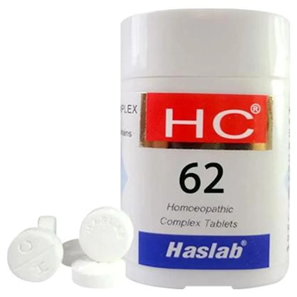 Haslab HC 62 Gelsemo Complex Tablet bottle of 20 gm Tablet