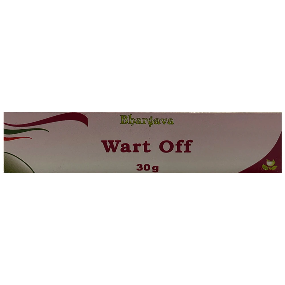 Bhargava Wart Off Cream tube of 30 gm Cream Bhargava Wart Off Cream tube of 30 gm Cream