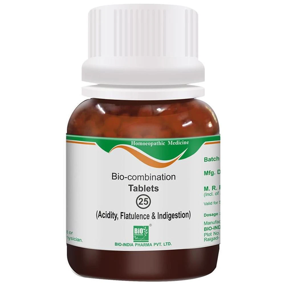 Bio India Bio-combination 25 Tablet bottle of 25 gm Biocombination Tablet