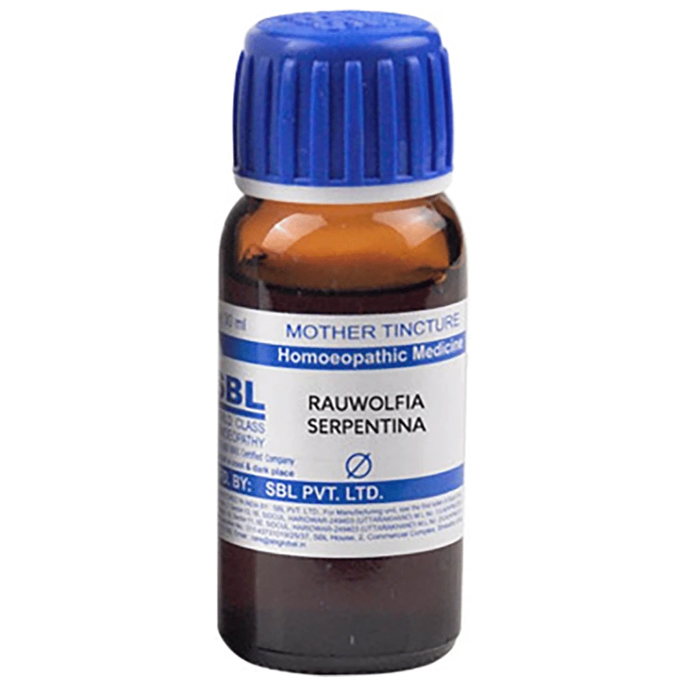 SBL Rauwolfia Serpentina Mother Tincture Q bottle of 30 ml Mother Tincture