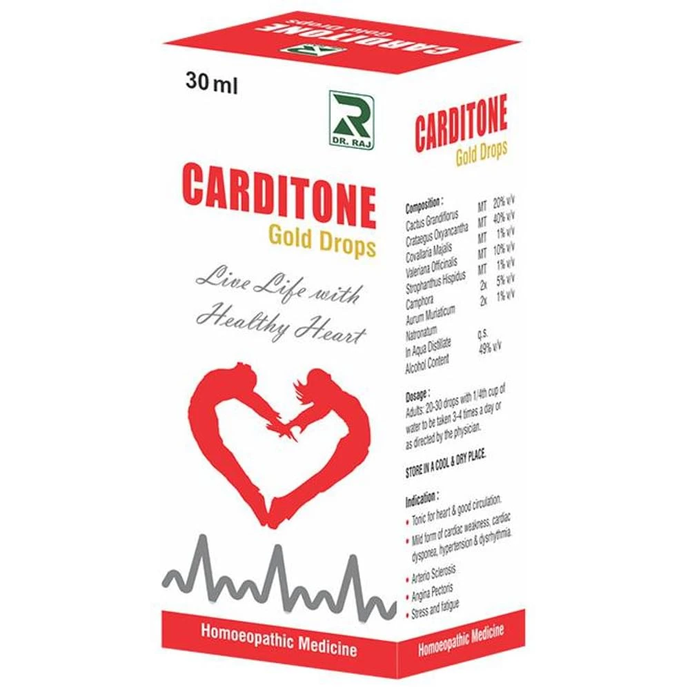 Dr. Raj Carditone Gold Drop bottle of 30 ml Drop Dr. Raj Carditone Gold Drop bottle of 30 ml Drop