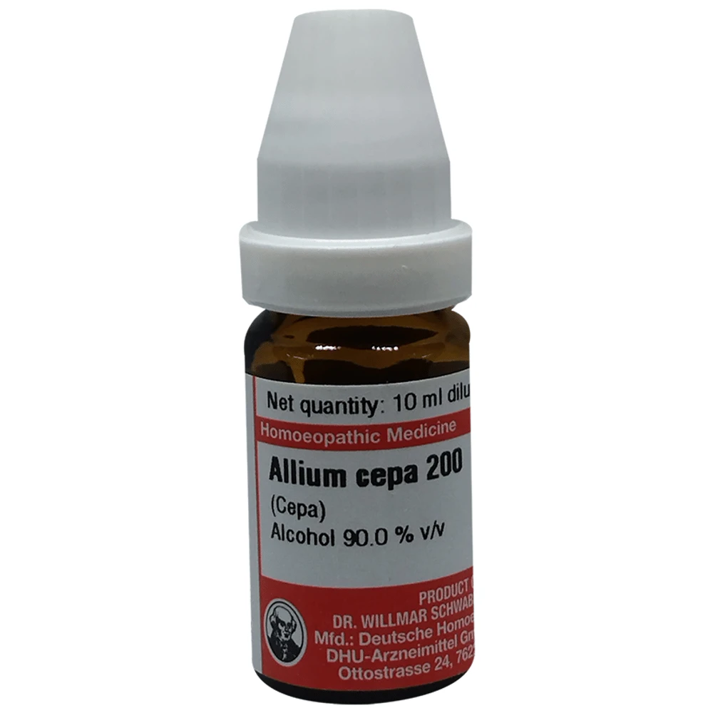 Dr Willmar Schwabe Germany Allium Cepa (Cepa) Dilution 200 bottle of 10 ml Dilution