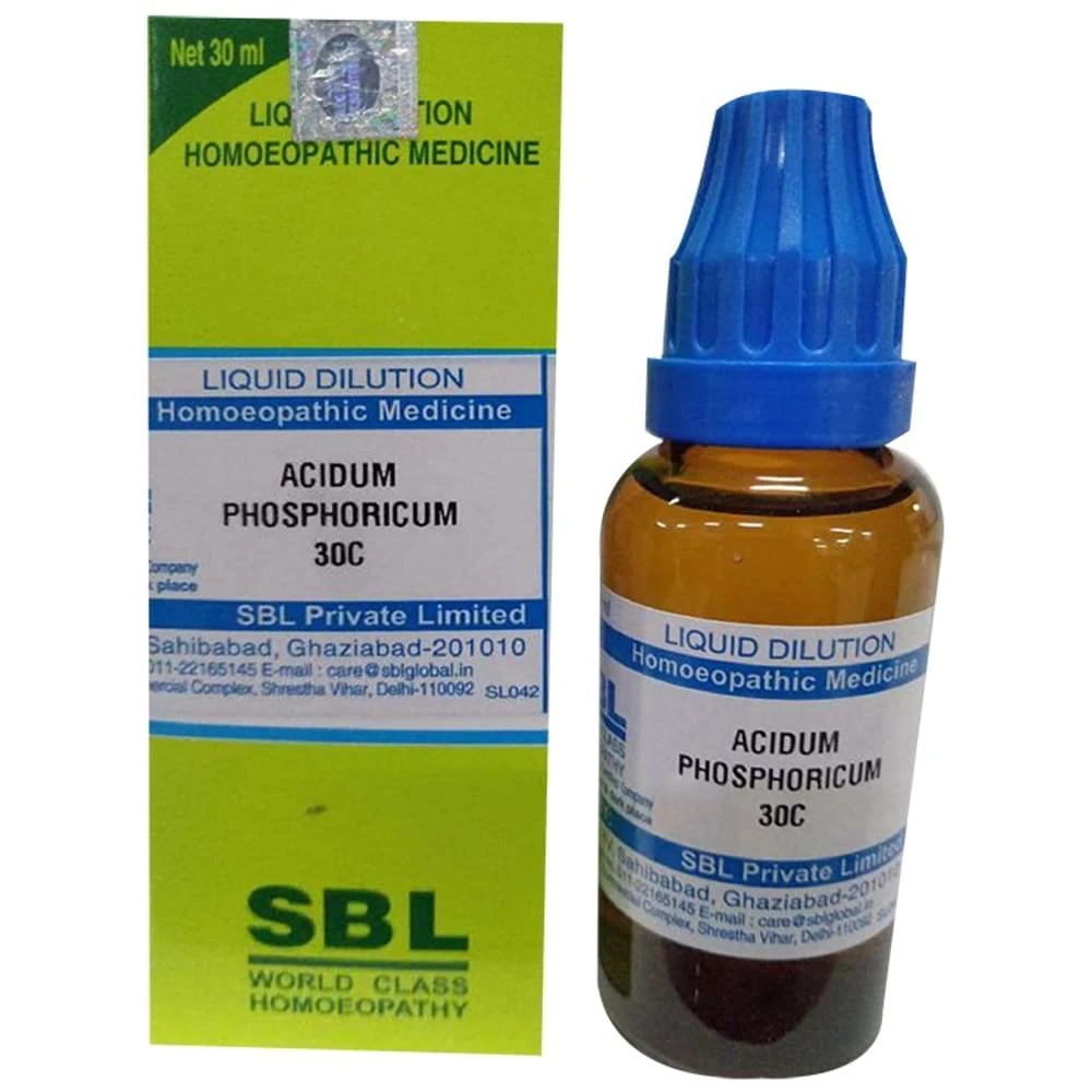 SBL Acidum Phosphoricum Dilution 30 CH bottle of 30 ml Dilution