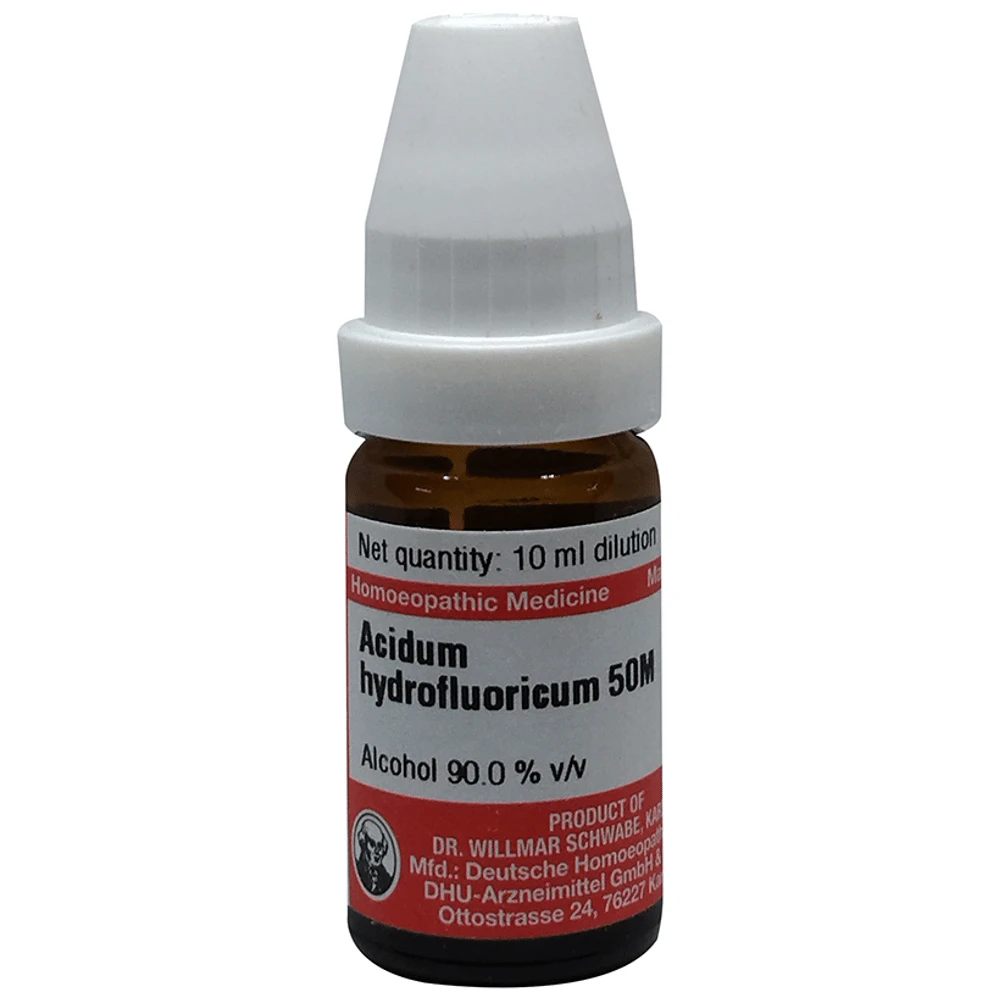 Dr Willmar Schwabe Germany Acidum Hydrofluoricum Dilution 50M bottle of 10 ml Dilution