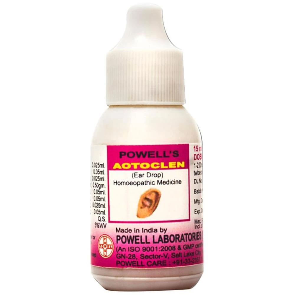 Powell's Aotoclen Ear Drop bottle of 15 ml Ear Drop