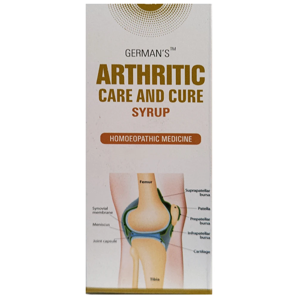 German's Arthritic Care and Cure Syrup bottle of 200 ml Syrup German's Arthritic Care and Cure Syrup bottle of 200 ml Syrup