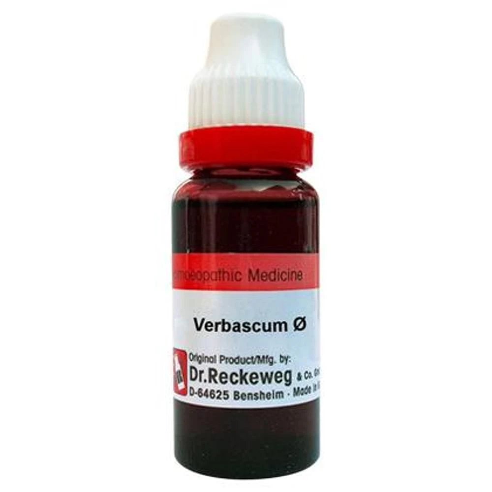 Dr. Reckeweg Verbascum Mother Tincture Q bottle of 20 ml Mother Tincture