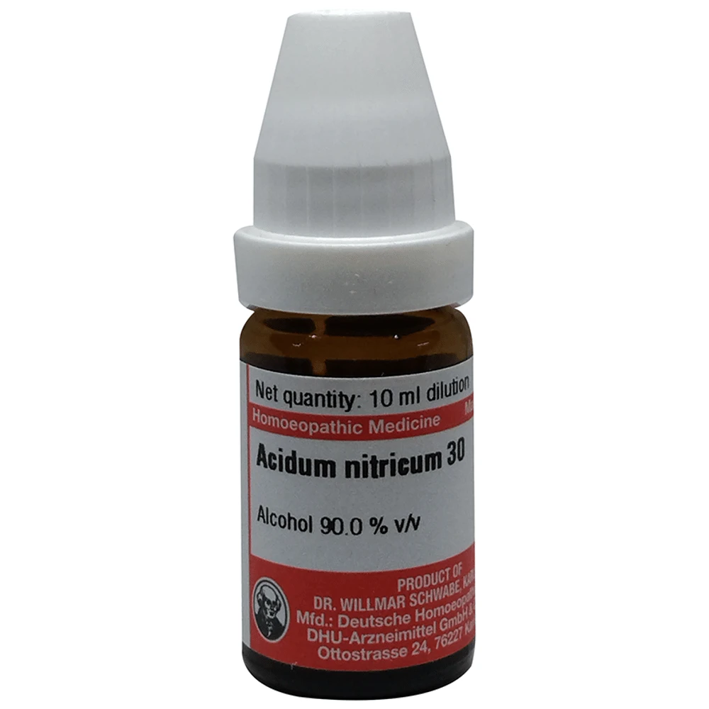 Dr Willmar Schwabe Germany Acidum Nitricum Dilution 30 bottle of 10 ml Dilution