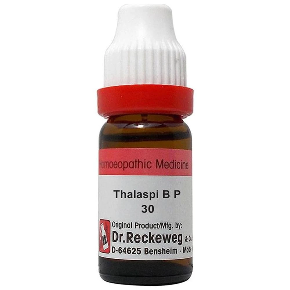 Dr. Reckeweg Thalaspi B P Dilution 30 CH bottle of 11 ml Dilution
