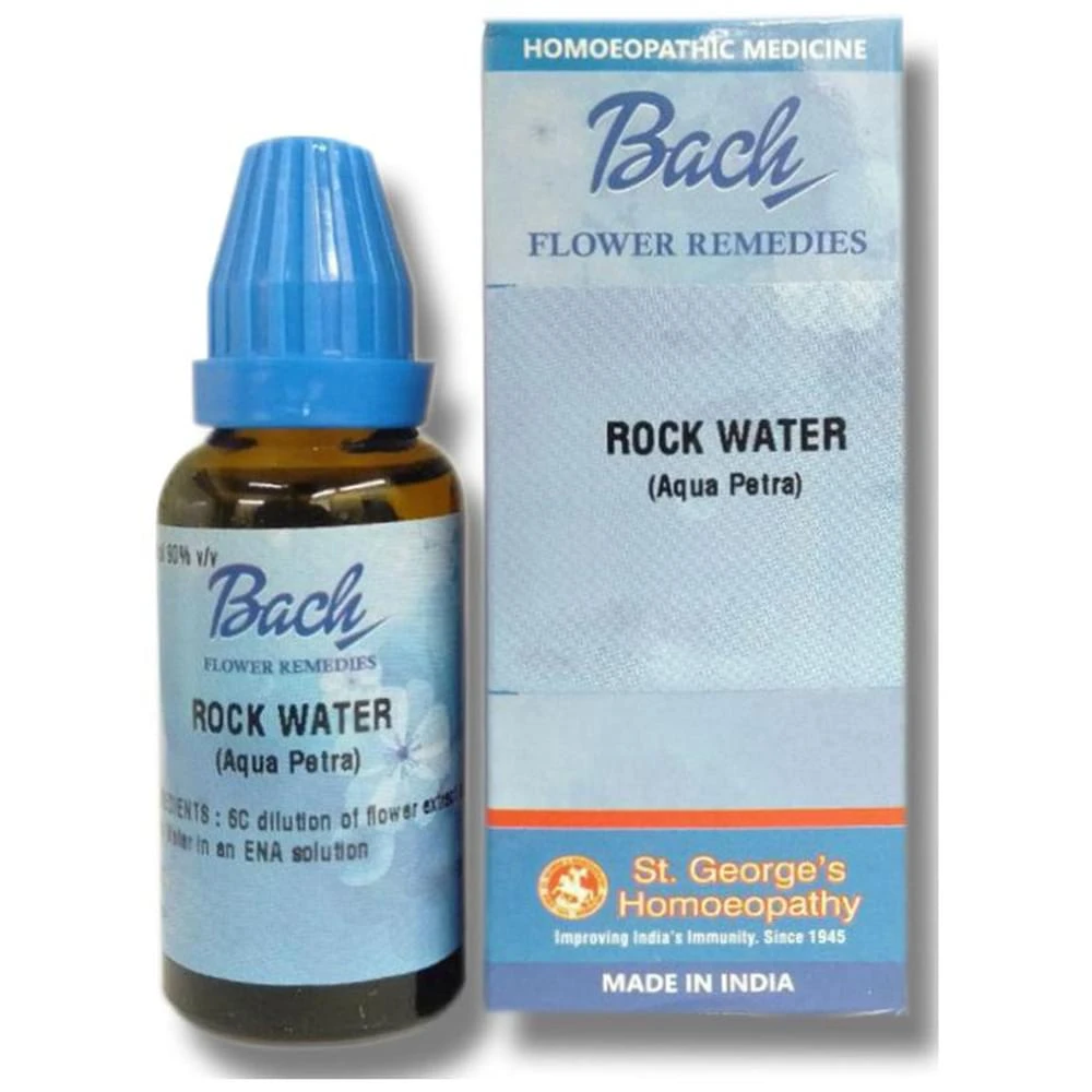 St. George‚Äôs Bach Flower Rock Water bottle of 100 ml Dilution