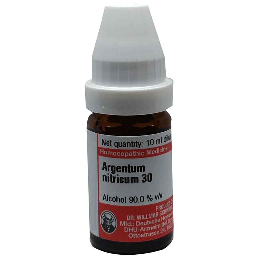 Dr Willmar Schwabe Germany Argentum Nitricum Dilution 30 bottle of 10 ml Dilution