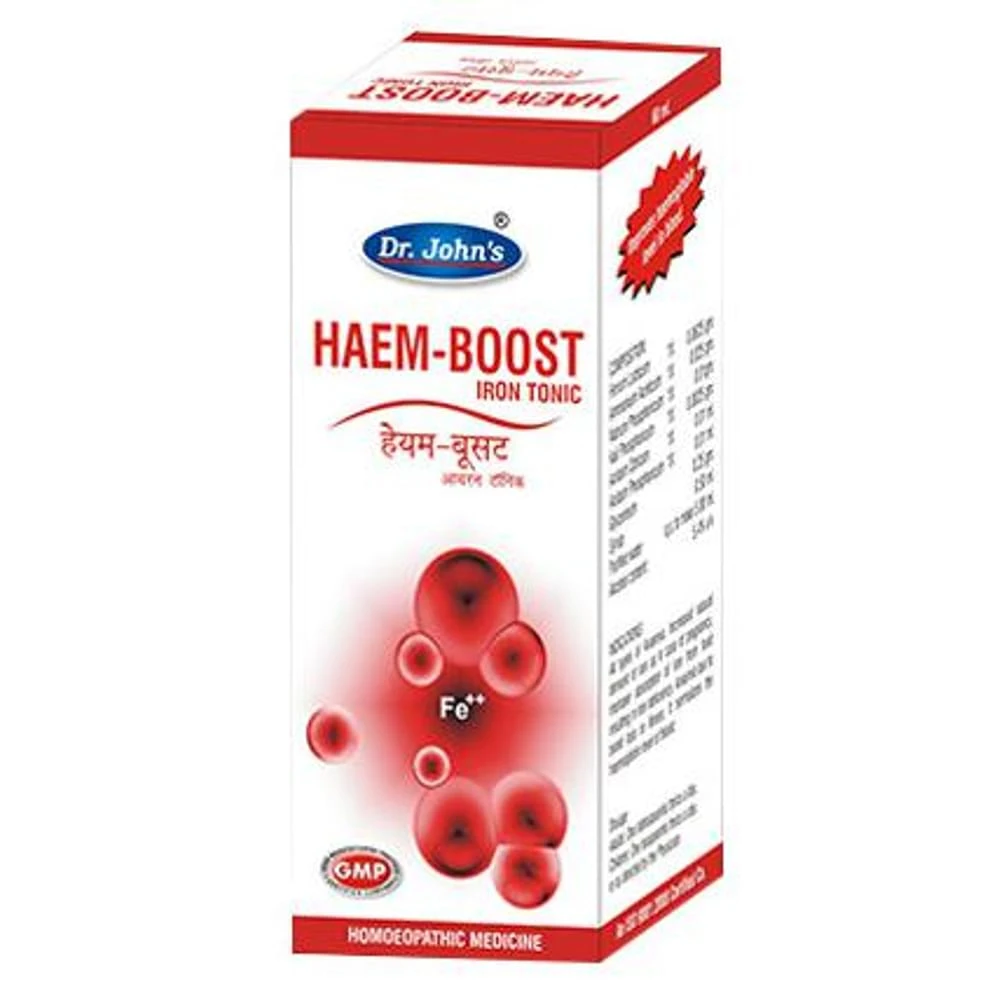 Dr. Johns Haem-Boost Iron Tonic bottle of 200 ml Tonic