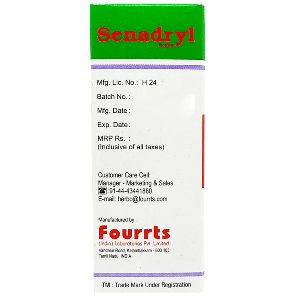 Fourrts Senadryl Drop bottle of 30 ml Drop
