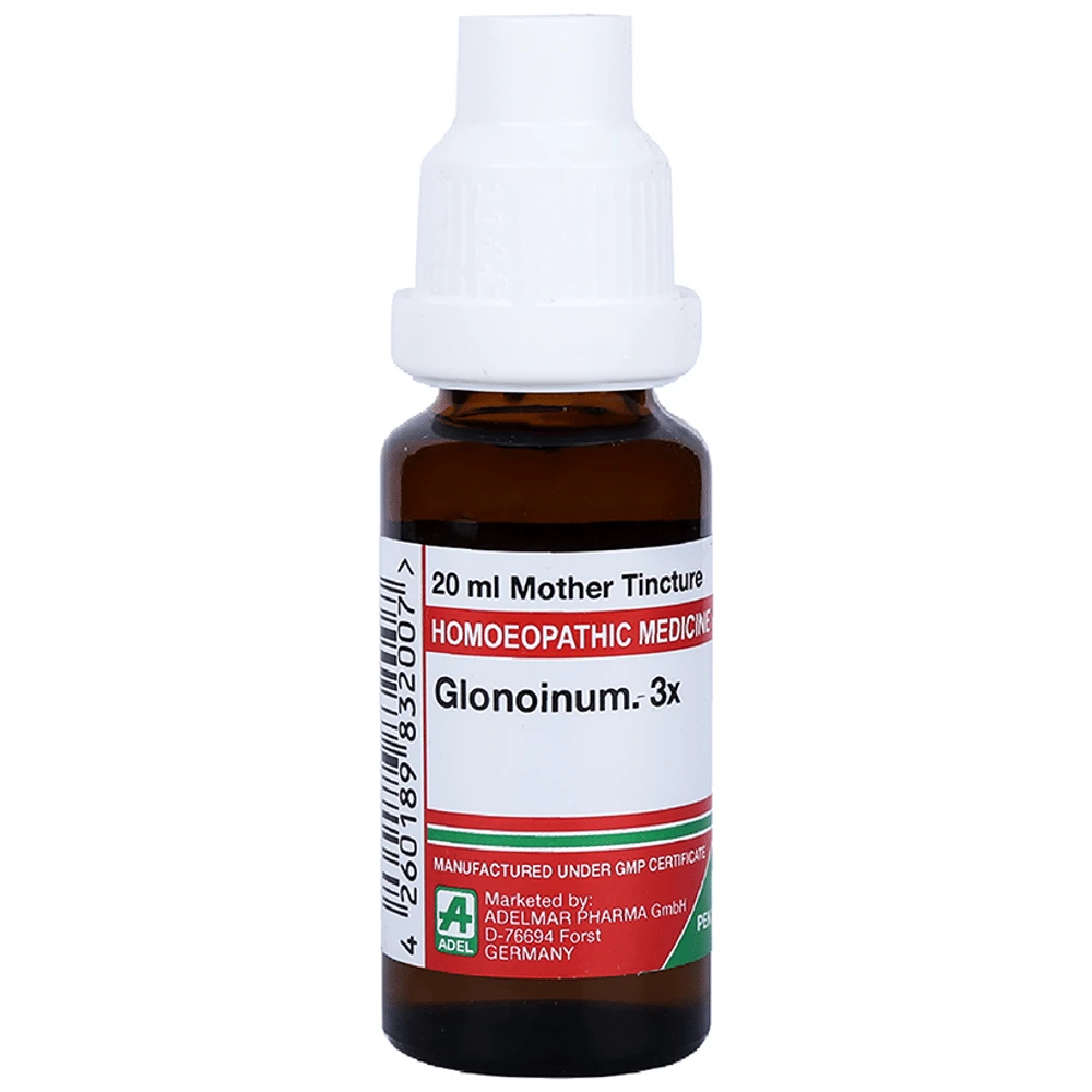 ADEL Glonoinum. Mother Tincture 3X bottle of 20 ml Mother Tincture