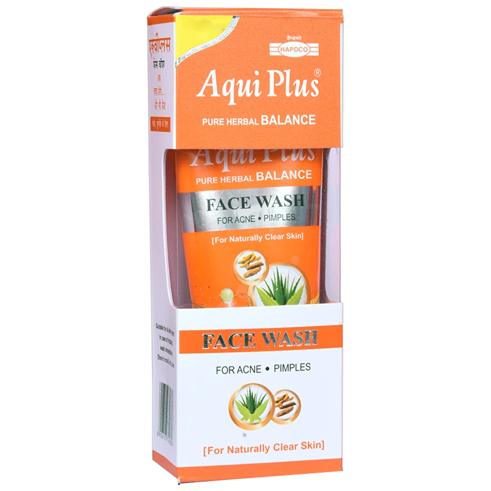 Hapdco Aqui Plus Face Wash tube of 50 ml Face Wash Hapdco Aqui Plus Face Wash tube of 50 ml Face Wash