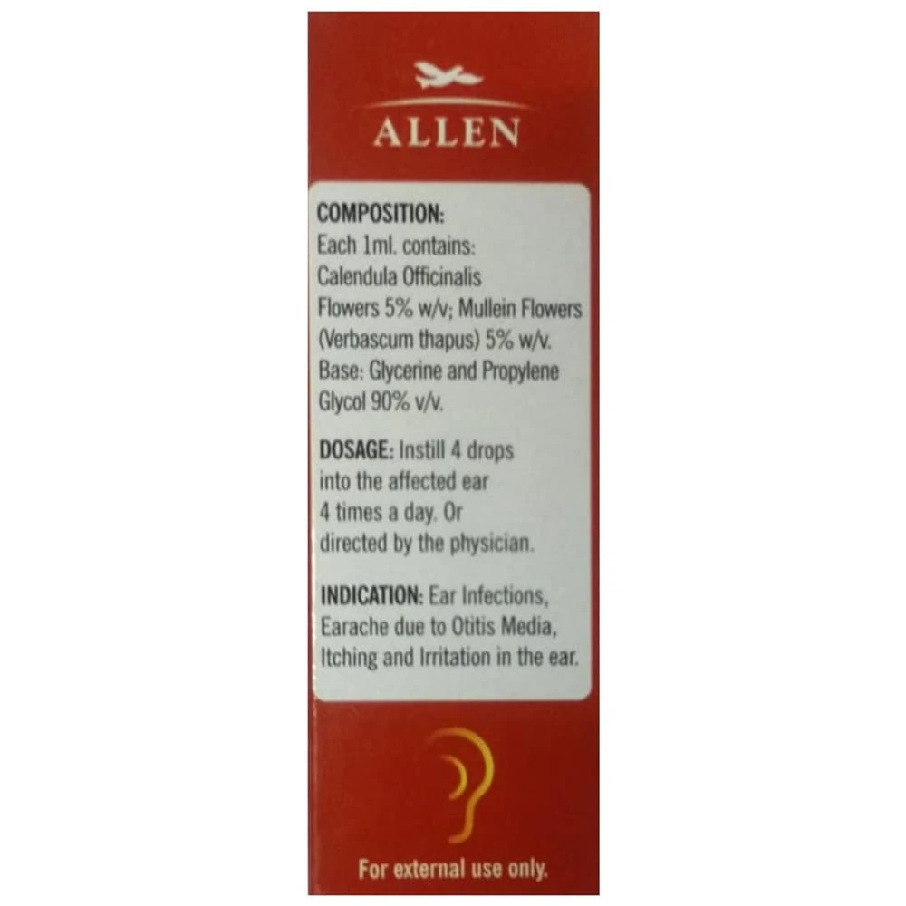 Allen Otovin Ear Drop bottle of 10 ml Ear Drop