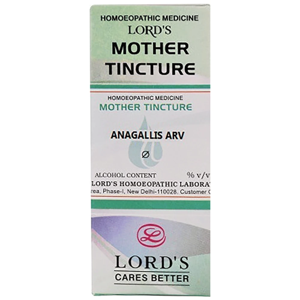 Lord's Anagallis Arv Mother Tincture Q bottle of 30 ml Mother Tincture