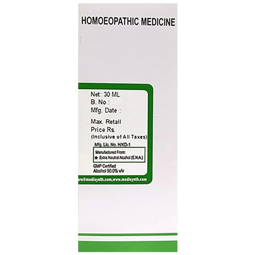 Medisynth Anthracinum Dilution 200 bottle of 30 ml Dilution