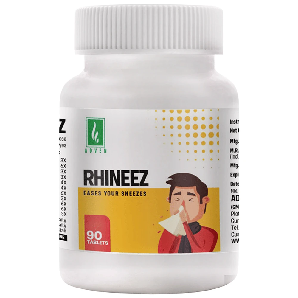Adven Rhineez Tablet bottle of 90 tablets