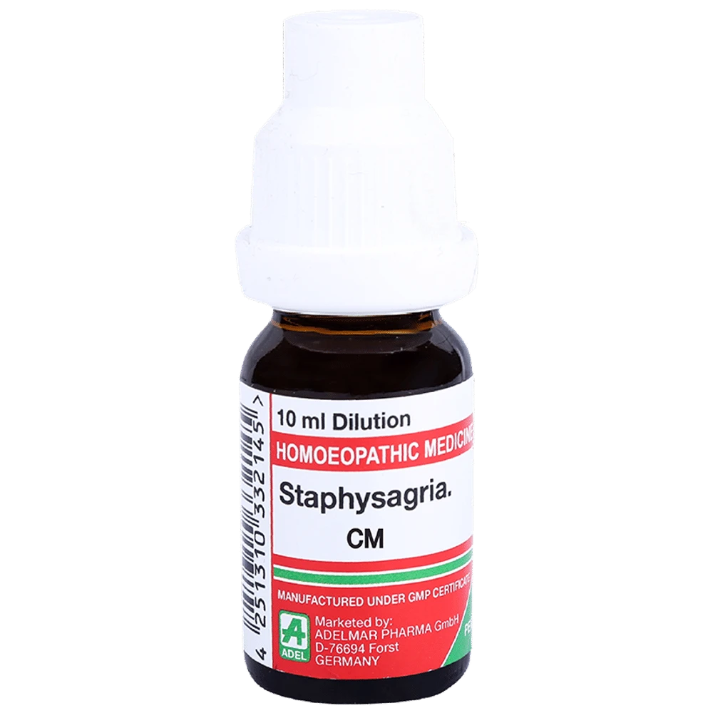 ADEL Staphysagria Dilution CM bottle of 10 mg Dilution