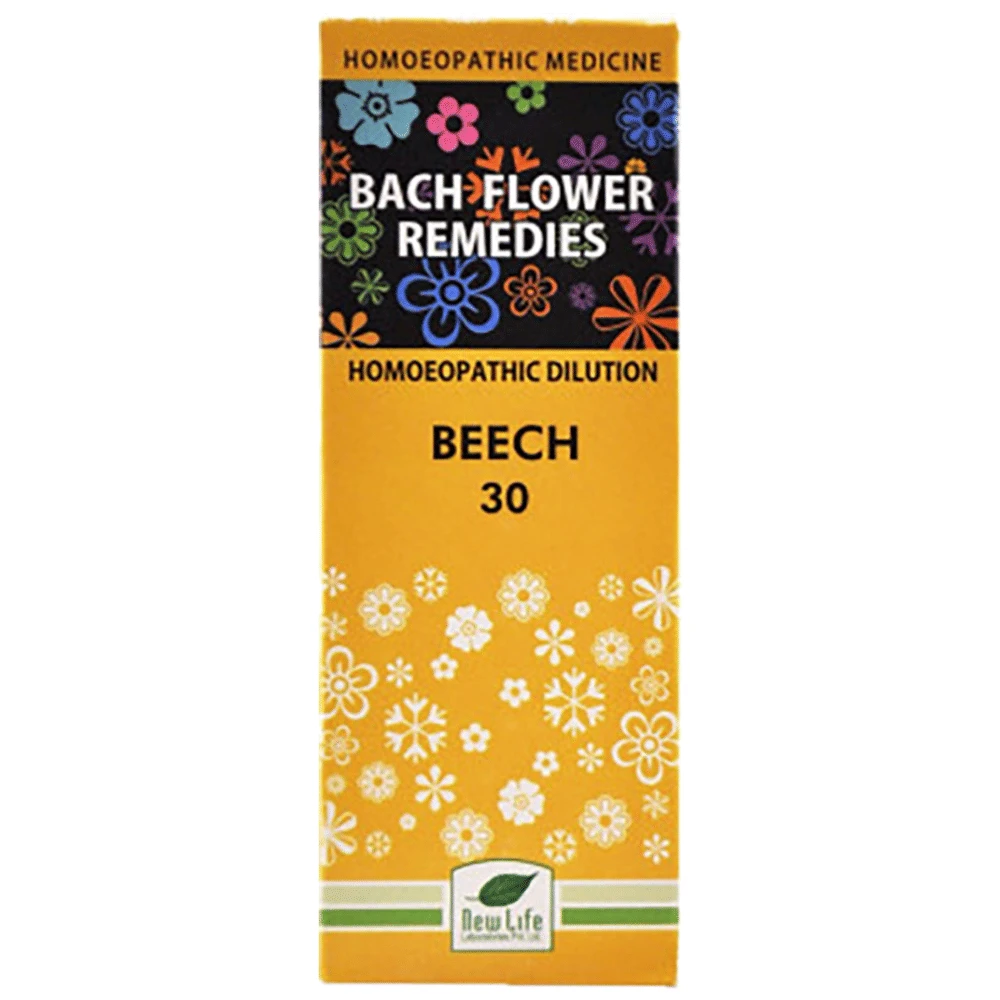 New Life Bach Flower Beech 30 bottle of 100 ml Dilution