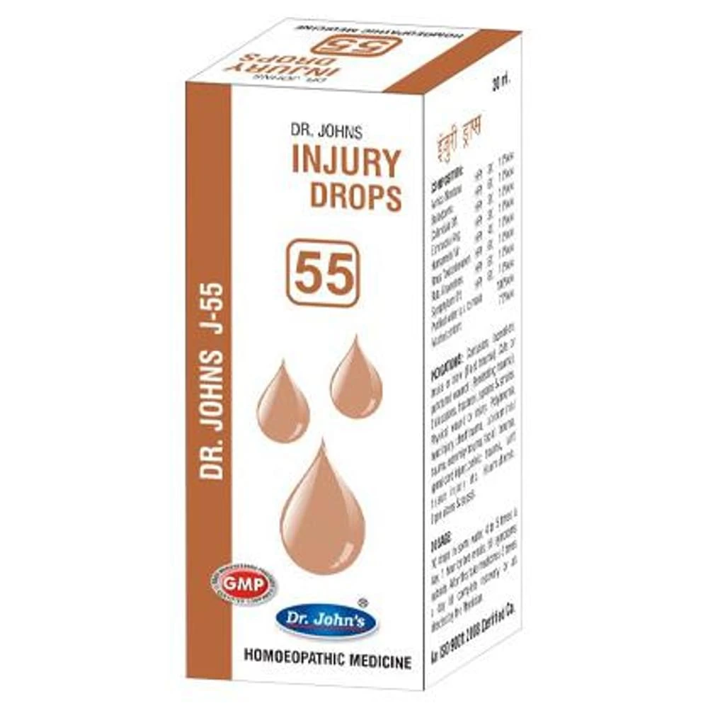 Dr. Johns J-55 Injury Drop bottle of 30 ml Drop
