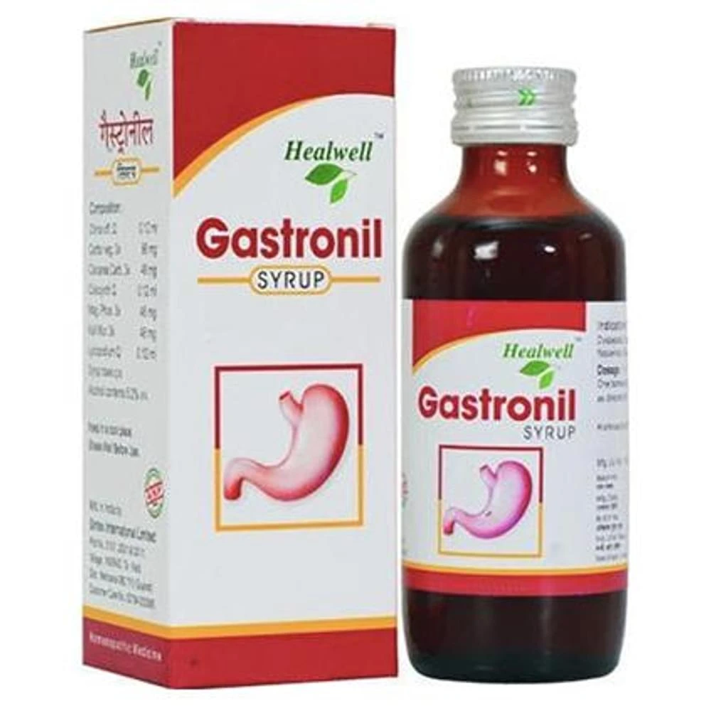 Healwell Gastronil Syrup bottle of 200 ml Syrup