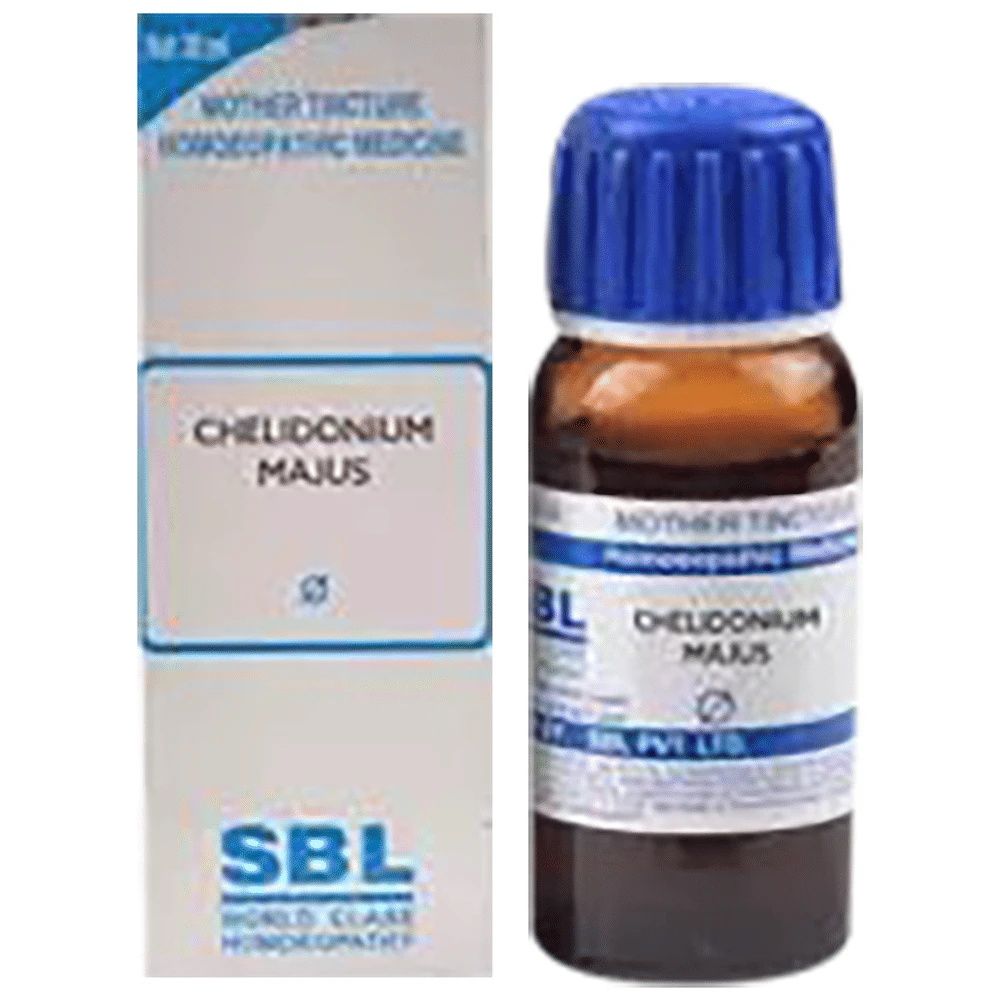 SBL Chelidonium Majus Mother Tincture Q | Stomach Care bottle of 30 ml Mother Tincture