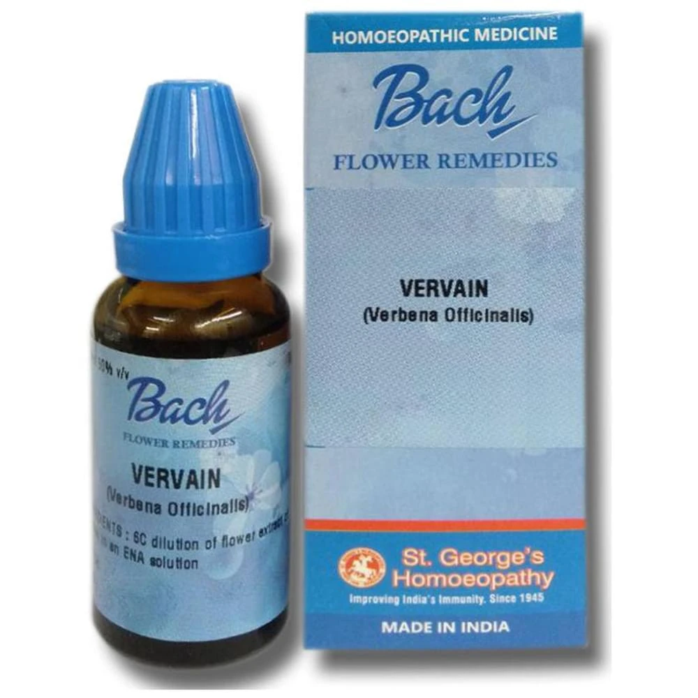 St. George‚Äôs Bach Flower Vervain bottle of 100 ml Dilution