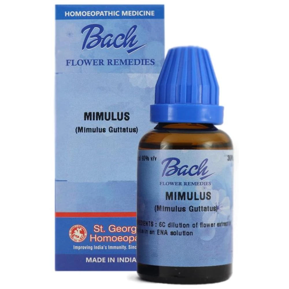 St. George‚Äôs Bach Flower Mimulus 6 CH bottle of 100 ml Dilution