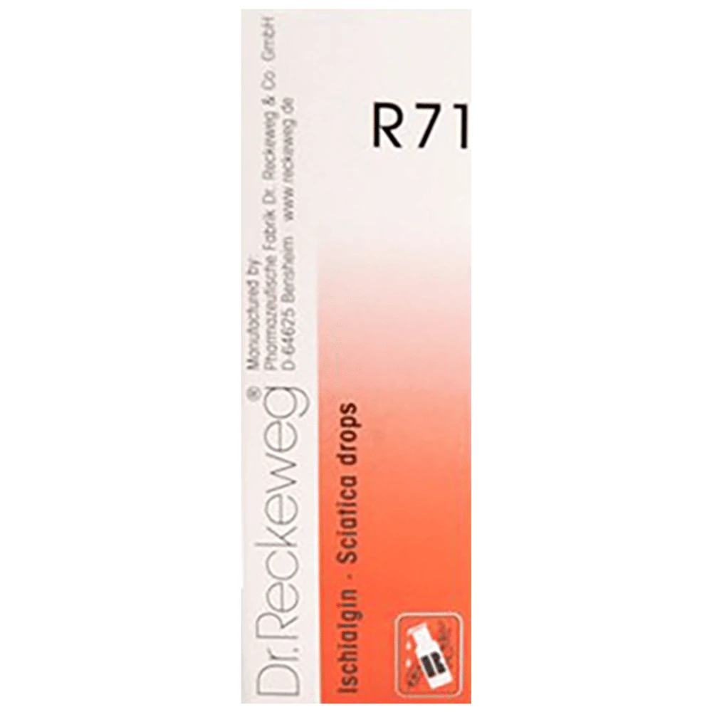 Dr. Reckeweg R71 Sciatica Drop | For Pain Relief bottle of 22 ml Drop Dr. Reckeweg R71 Sciatica Drop | For Pain Relief bottle of 22 ml Drop