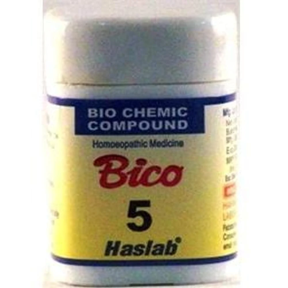 Haslab Bico 5 Biochemic Compound Tablet bottle of 20 gm Tablet