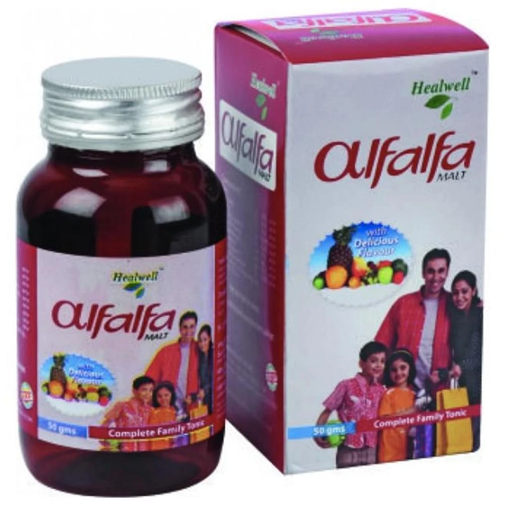 Healwell Alfalfa Malt jar of 450 gm Paste