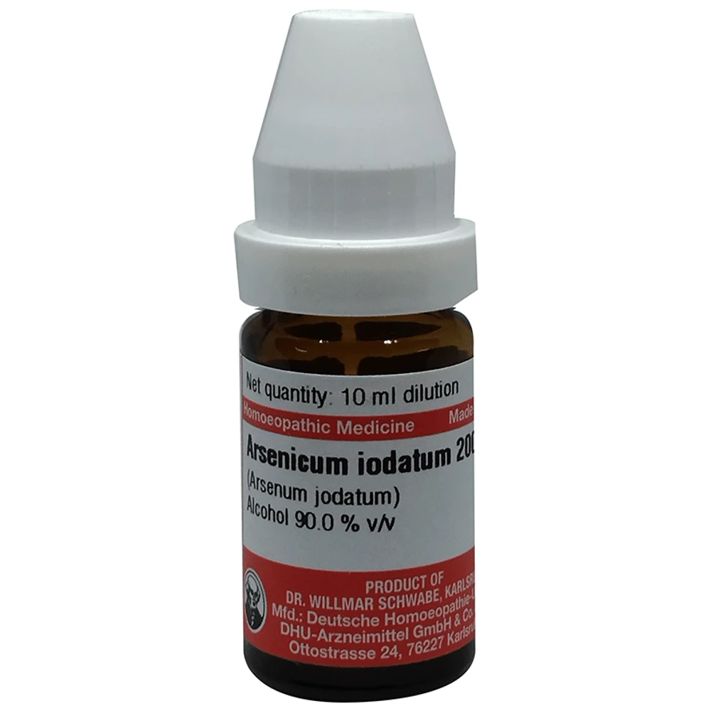 Dr Willmar Schwabe Germany Arsenicum Iodatum Dilution 200 bottle of 10 ml Dilution