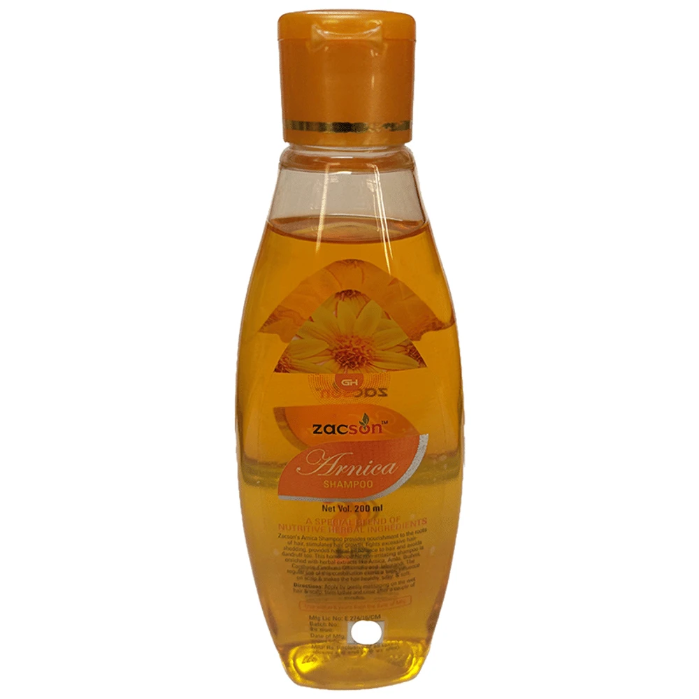 Zacson Arnica Shampoo bottle of 200 ml Shampoo