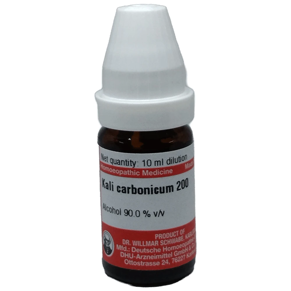Dr Willmar Schwabe Germany Kali Carbonicum Dilution 200 bottle of 10 ml Dilution