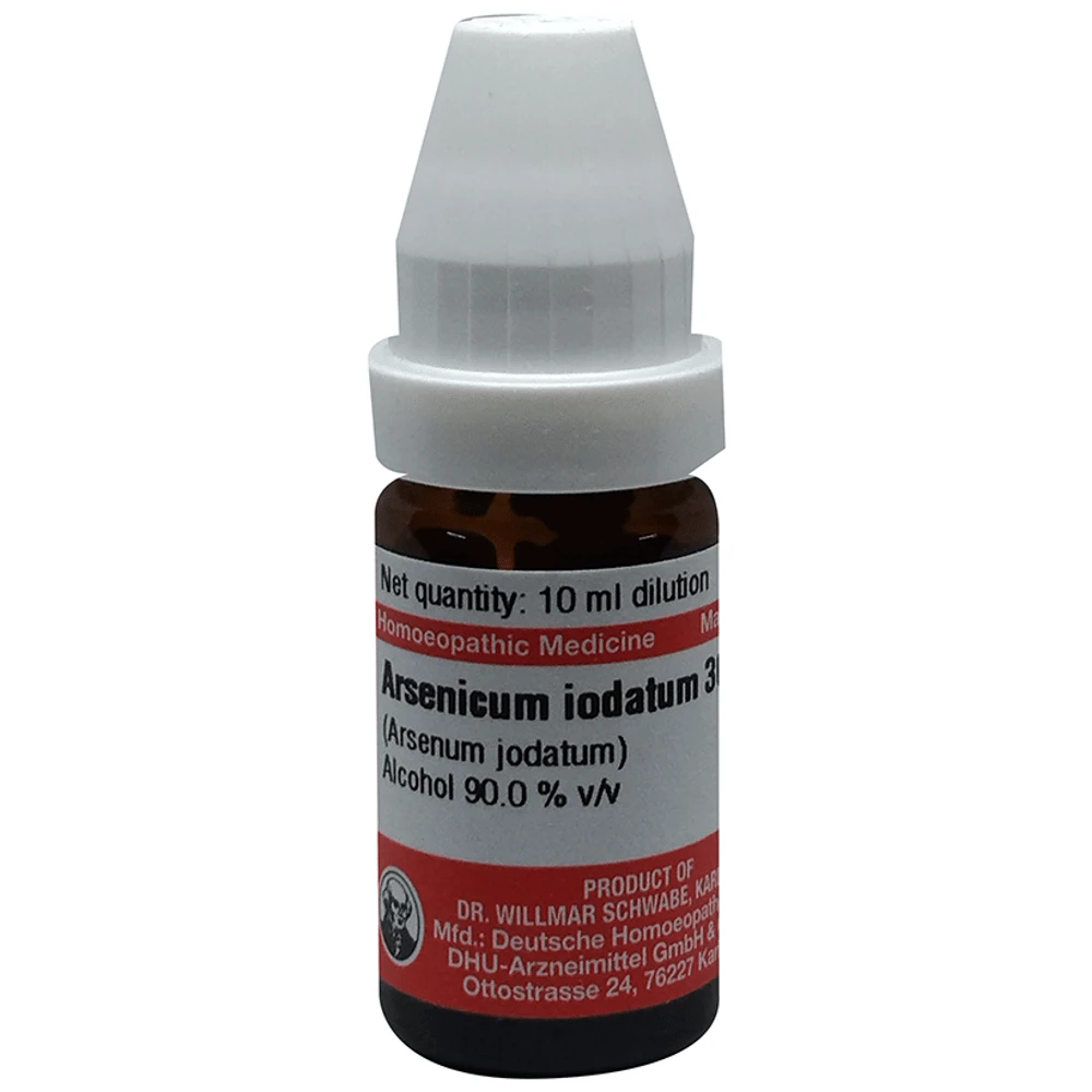 Dr Willmar Schwabe Germany Arsenicum Iodatum Dilution 30 bottle of 10 ml Dilution