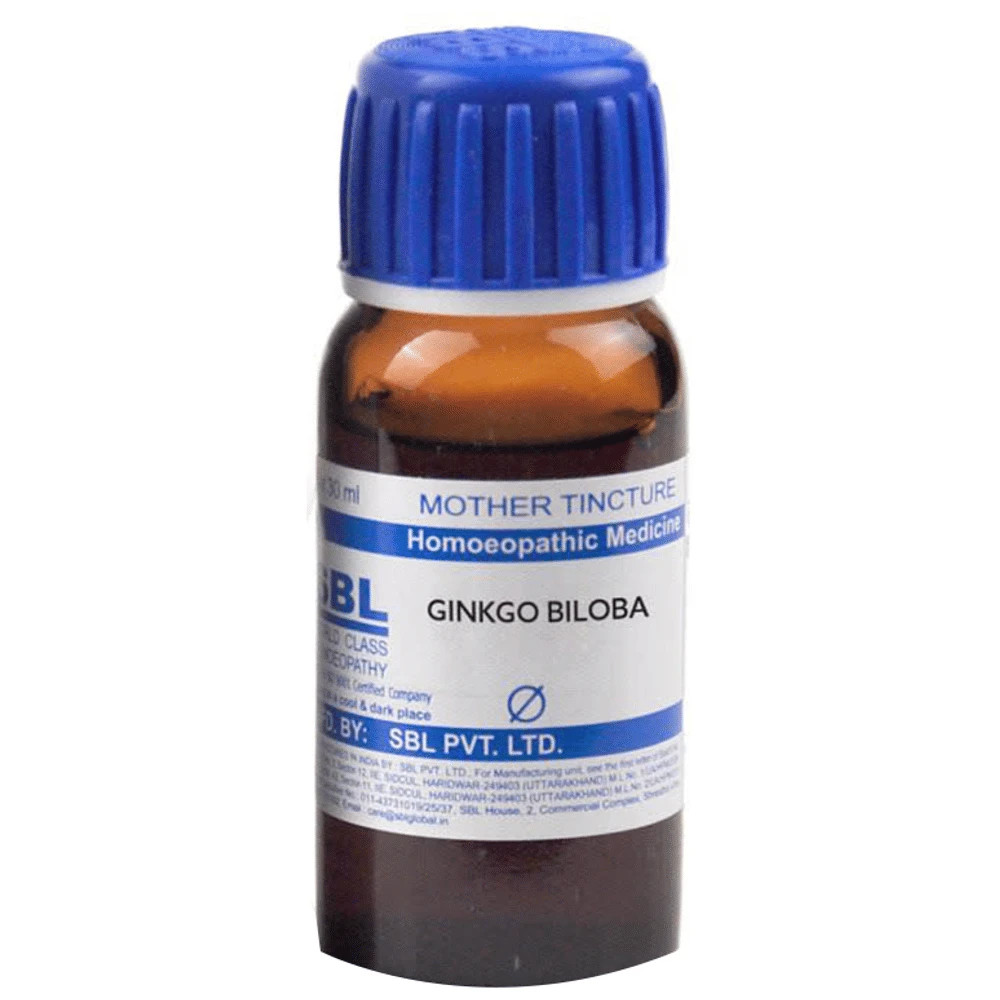 SBL Ginkgo Biloba Mother Tincture Q bottle of 30 ml Mother Tincture