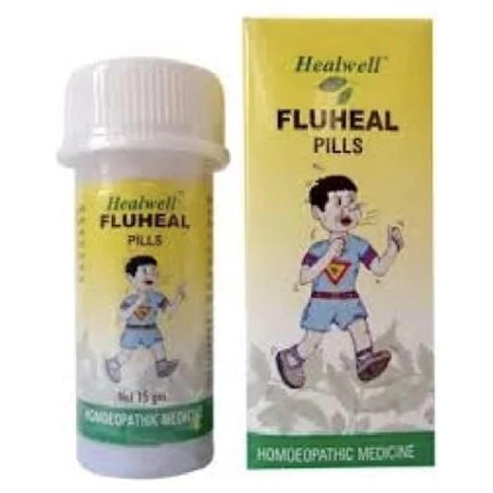 Healwell Flueheal Pills bottle of 15 gm Tablet