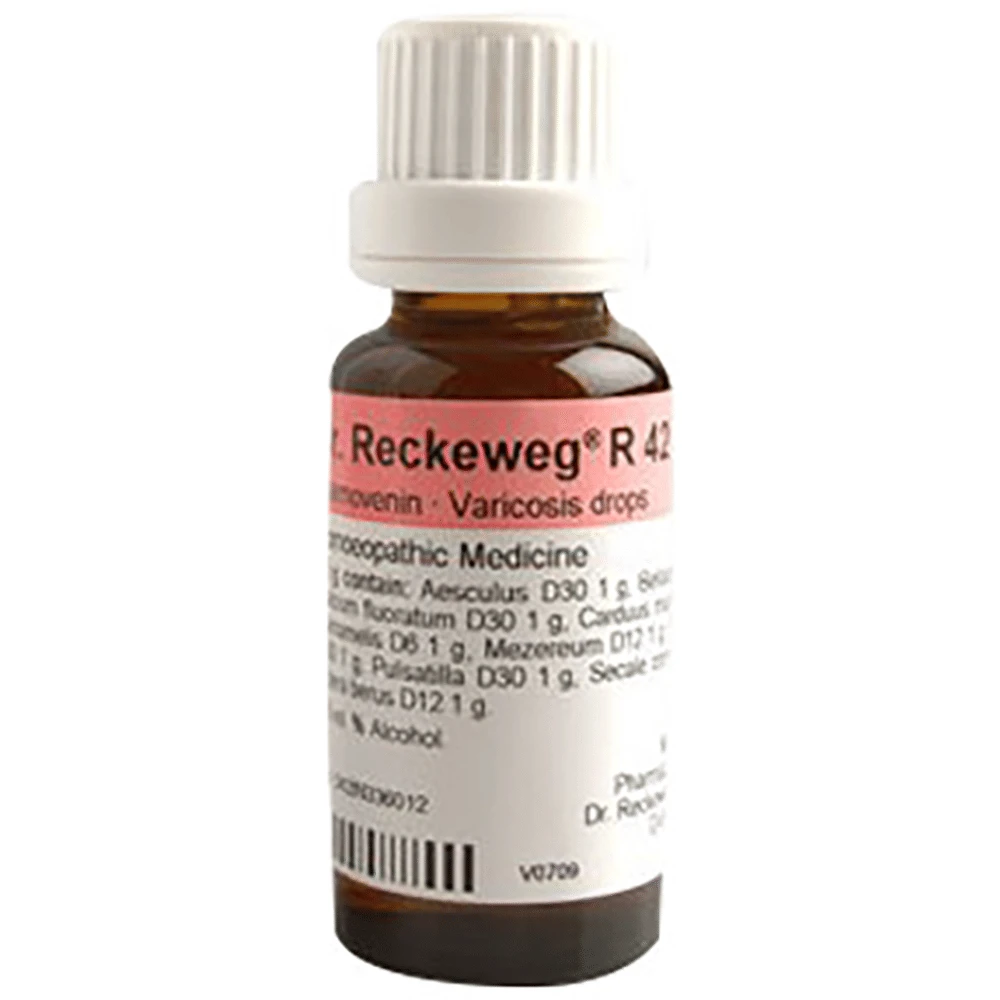 Dr. Reckeweg R42 Varicosis Drop bottle of 22 ml Drop