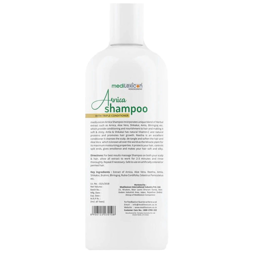 Medilexicon Arnica Shampoo bottle of 100 ml Shampoo