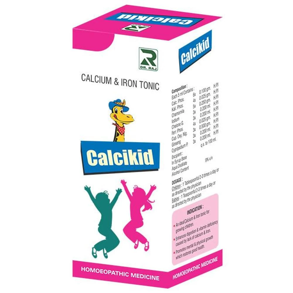 Dr. Raj Calcikid Tonic bottle of 200 ml Tonic Dr. Raj Calcikid Tonic bottle of 200 ml Tonic