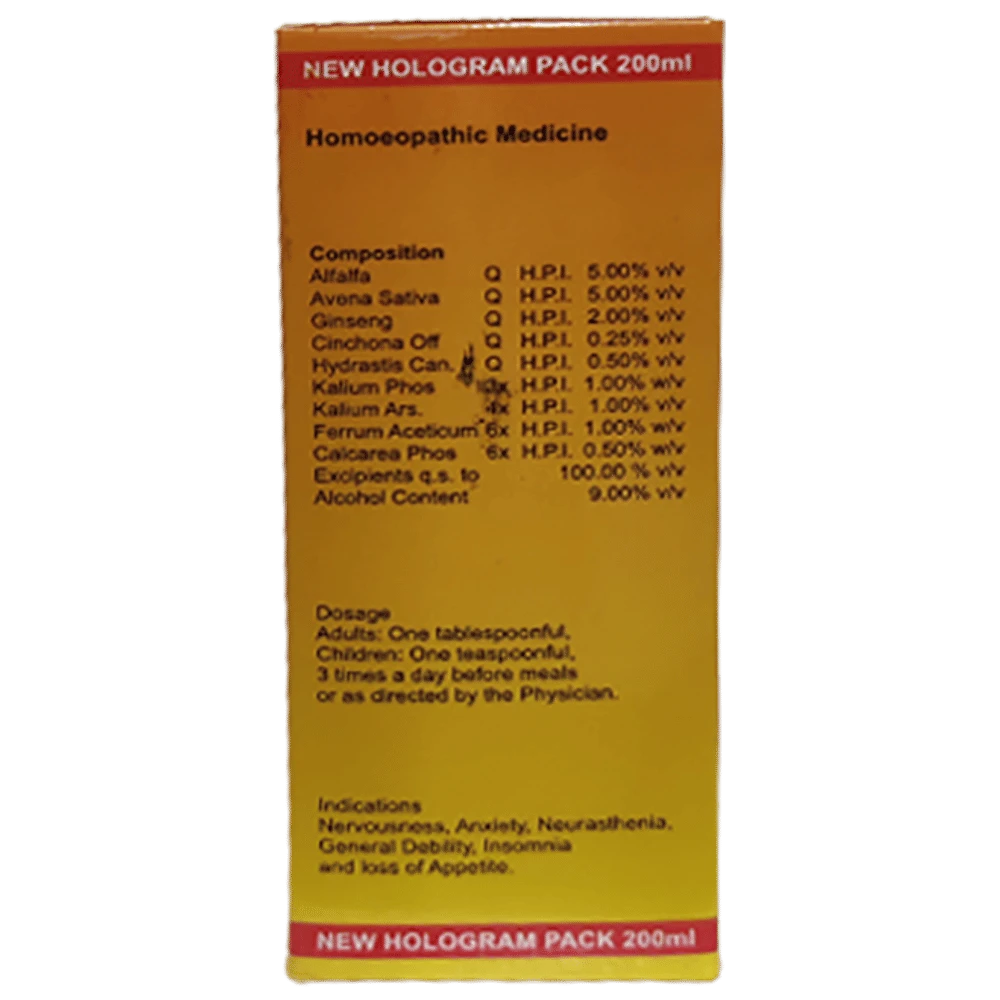 Dr. Wellmans Alfa Ging Alfalfa Tonic with Ginseng bottle of 200 ml Tonic