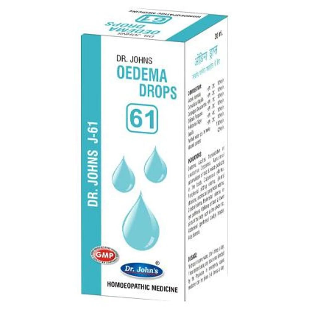 Dr. Johns J-61 Oedema Drop bottle of 30 ml Drop