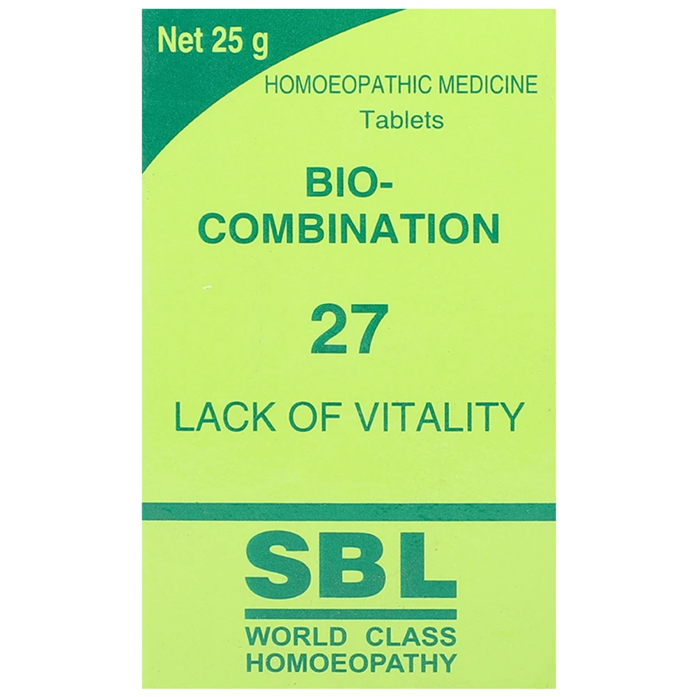 SBL Bio-Combination 27 Tablet bottle of 25 gm Biocombination Tablet