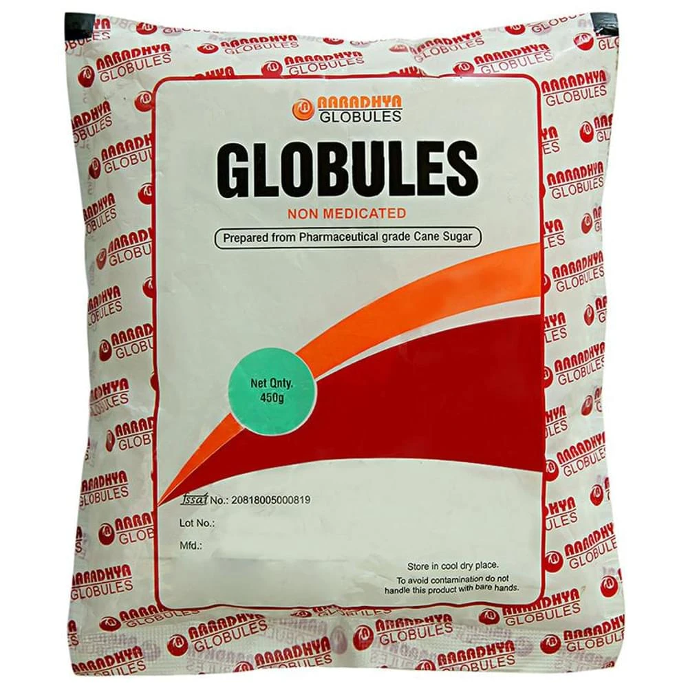 Aaradhya Sugar Globules Size 30 packet of 450 gm Globules Aaradhya Sugar Globules Size 30 packet of 450 gm Globules