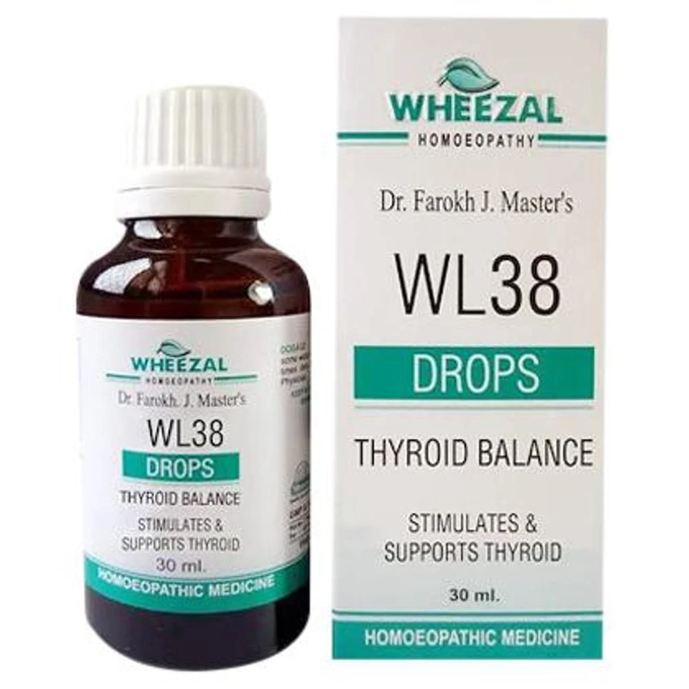 Wheezal WL38 Thyroid Balance Drop bottle of 30 ml Drop
