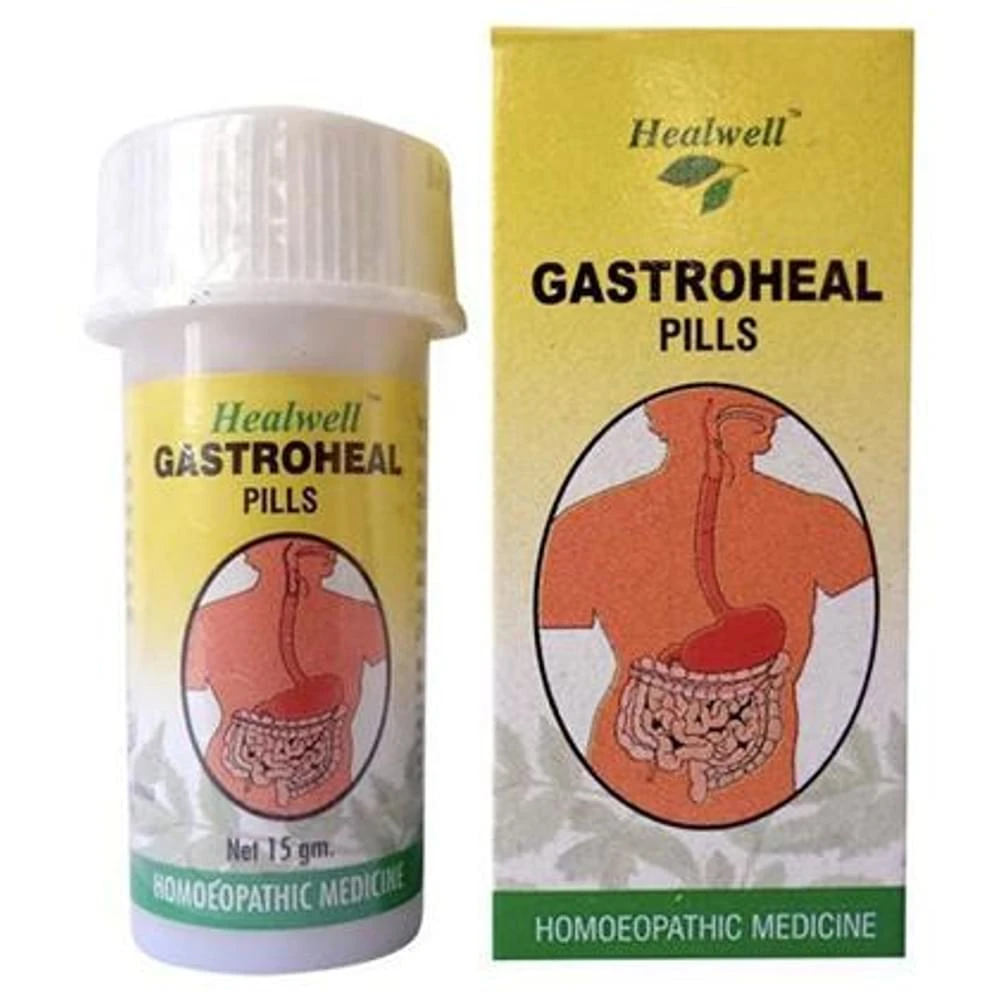 Healwell Gastroheal Pills bottle of 15 gm Tablet