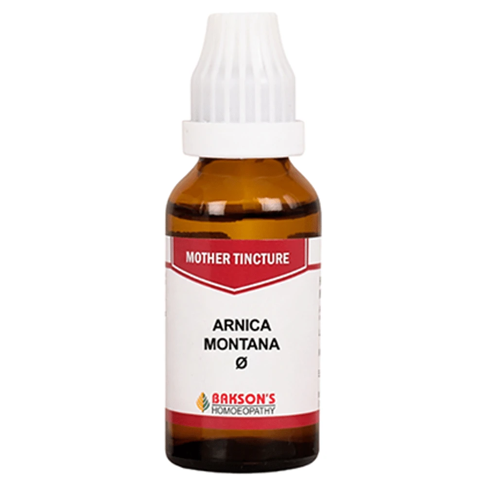 Bakson's Homeopathy Arnica Montana Mother Tincture Q bottle of 30 ml Mother Tincture Bakson's Homeopathy Arnica Montana Mother Tincture Q bottle of 30 ml Mother Tincture